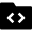 Folder Code Icon from Nova Solid Set