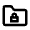 Folder Lock Icon from Nova Line Set