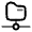 Folder Path Connect Icon from Solar Line Duotone Set