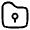 Folder Security Icon from Solar Linear Set