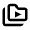 Folders Media Icon from Nova Line Set