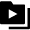 Folders Media Icon from Nova Solid Set