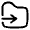 Move To Folder Icon from Solar Linear Set