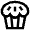 Cupcake Icon from Atlas Line Set