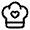 Chef Hat Heart Icon from Solar Linear Set
