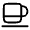 Cup Icon from Solar Linear Set