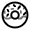 Donut Icon from Solar Line Duotone Set