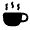 Tea Cup Icon from Solar Bold Set