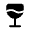 Wineglass Icon from Solar Bold Set
