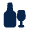 Bottle Glass Fill Icon from Mingcute Fill Set