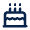 Cake Line Icon from Mingcute Line Set