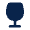Wineglass Fill Icon from Mingcute Fill Set