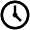 Clock Icon from Atlas Line Set