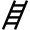 Ladder Tool Icon from Atlas Line Set