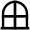 Rounded Window Icon from Atlas Line Set