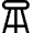 Furniture Bar Chair Icon from Nova Line Set