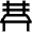 Furniture Bench Icon from Nova Line Set