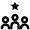 Group People Star Icon from Atlas Line Set