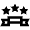 Star Rating Banner Icon from Atlas Line Set