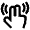 Double Touch Finger Icon from Atlas Line Set