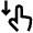 Move Down Icon from Atlas Line Set