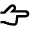 Point Right Icon from Atlas Line Set