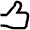 Thumbs Up Icon from Atlas Line Set