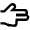 Two Finger Point Icon from Atlas Line Set