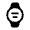 Aod Watch Fill Icon from Rounded Fill - Material Symbols Set