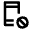 App Blocking Icon from Outlined Line - Material Pro Set
