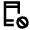 App Blocking Icon from Sharp Line - Material Pro Set