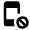 App Blocking Fill Icon from Rounded Fill - Material Pro Free Set