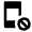 App Blocking Fill Icon from Outlined Fill - Material Pro Set