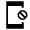 App Blocking Fill Icon from Sharp Fill - Material Symbols Set