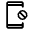 App Blocking Icon from Rounded Line - Material Symbols Set