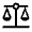 Balance Icon from Sharp Line - Material Symbols Set