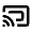 Cast Connected Icon from Rounded Line - Material Pro Set