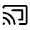 Cast Connected Icon from Rounded Line - Material Symbols Set