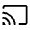 Cast Icon from Outlined Line - Material Symbols Set