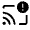 Cast Warning Icon from Rounded Line - Material Symbols Set