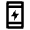 Charging Station Icon from Outlined Line - Material Pro Set