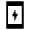 Charging Station Fill Icon from Sharp Fill - Material Symbols Set