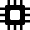 Computer Chip 2 Icon from Nova Solid Set