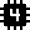 Computer Chip 4 Cores Icon from Nova Solid Set