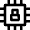 Computer Chip 8 Cores Icon from Nova Line Set