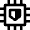 Computer Chip Security Icon from Nova Line Set