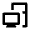 Computer Desktop Icon from Outlined Line - Material Pro Set