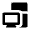 Computer Desktop Fill Icon from Outlined Fill - Material Pro Set