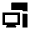 Computer Desktop Fill Icon from Sharp Fill - Material Pro Set