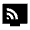 Connected Tv Fill Icon from Sharp Fill - Material Pro Set